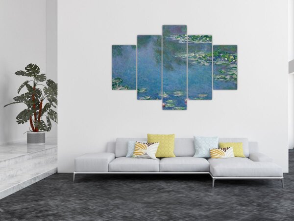 Slika - Claude Monet, Water Lilies, reprodukcije (150x105 cm)