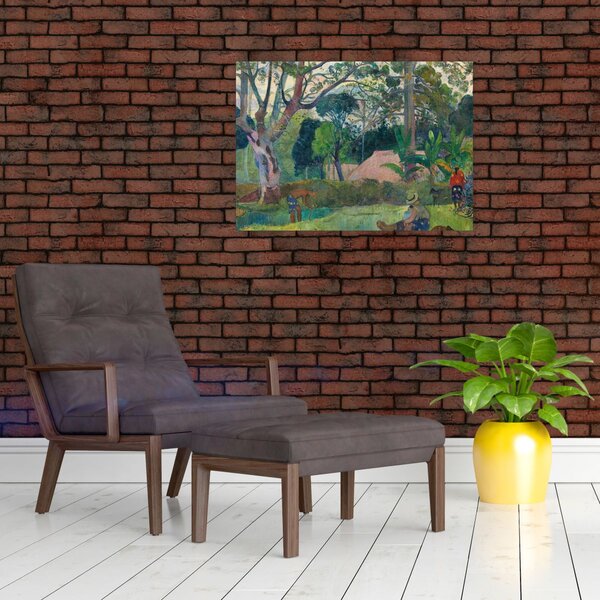 Slika - Paul Gauguin, Te raau rahi (The Big Tree), reprodukcije (70x50 cm)