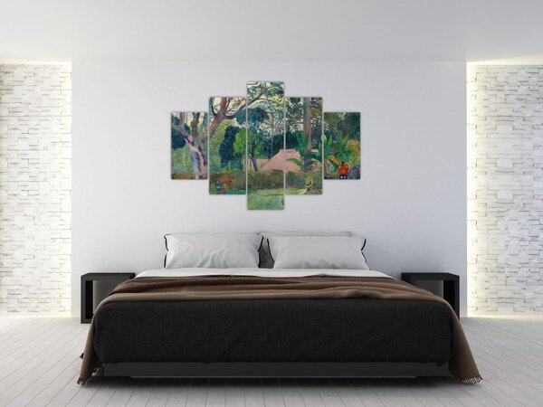 Slika - Paul Gauguin, Te raau rahi (The Big Tree), reprodukcije (150x105 cm)