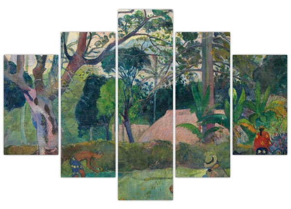 Slika - Paul Gauguin, Te raau rahi (The Big Tree), reprodukcije (150x105 cm)