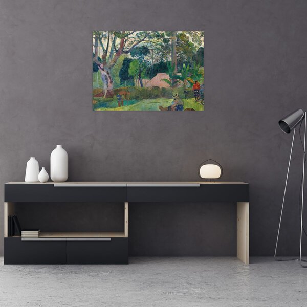 Slika - Paul Gauguin, Te raau rahi (The Big Tree), reprodukcije (70x50 cm)