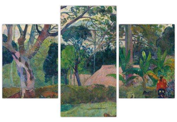 Slika - Paul Gauguin, Te raau rahi (The Big Tree), reprodukcije (90x60 cm)