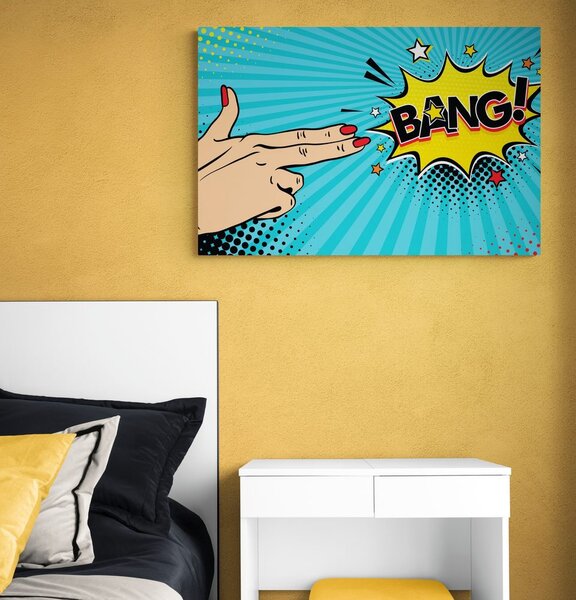 Slika s pop art motivom - BANG!