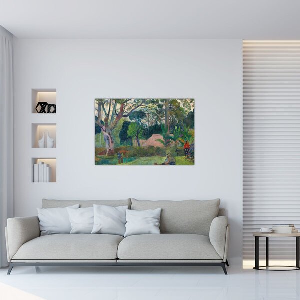 Slika - Paul Gauguin, Te raau rahi (The Big Tree), reprodukcije (90x60 cm)