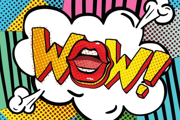 Slika u pop art stilu- WOW!