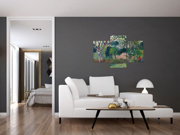 Slika - Paul Gauguin, Te raau rahi (The Big Tree), reprodukcije (90x60 cm)