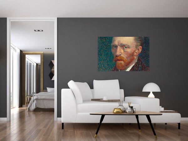Slika - Vincent van Gogh, Self-Portrait, reprodukcije (90x60 cm)