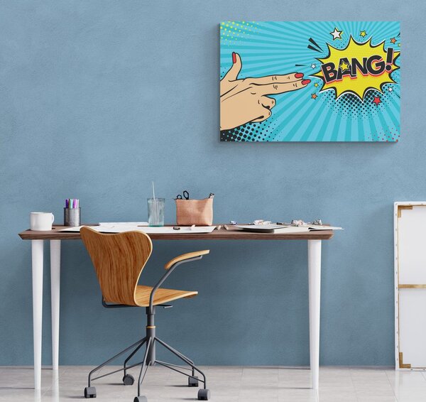 Slika s pop art motivom - BANG!