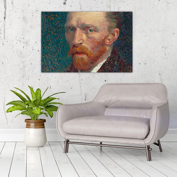 Slika - Vincent van Gogh, Self-Portrait, reprodukcije (90x60 cm)