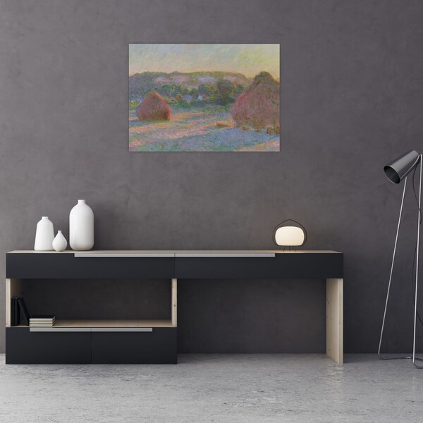 Slika - Claude Monet, Stacks of Wheat (End of Summer) , reprodukcije (70x50 cm)