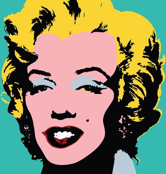Slike kultna Marilyn Monroe u pop art dizajnu