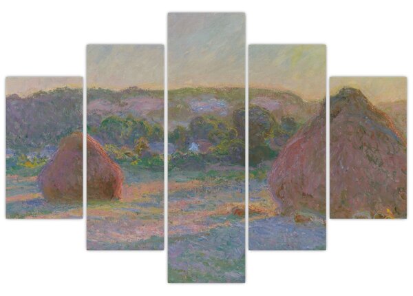 Slika - Claude Monet, Stacks of Wheat (End of Summer) , reprodukcije (150x105 cm)