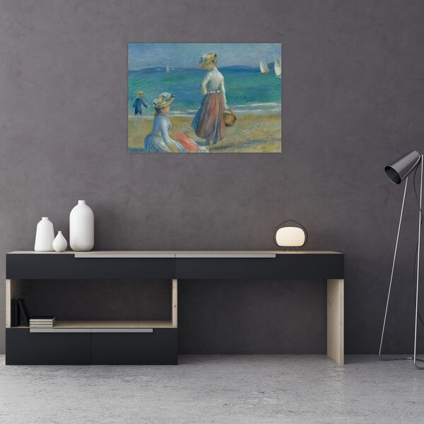 Slika - Auguste Renoir, Figures on the Beach, reprodukcije (70x50 cm)