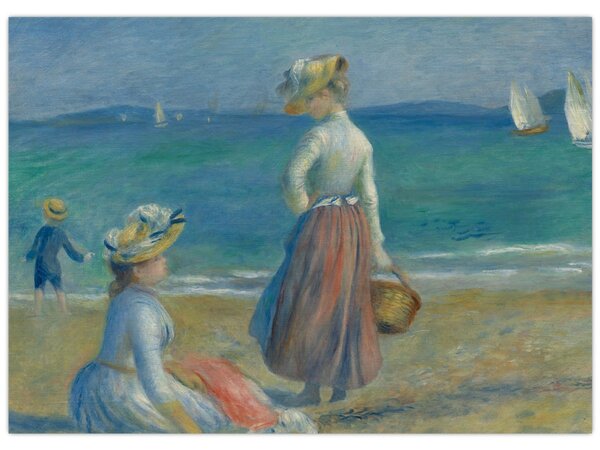 Slika - Auguste Renoir, Figures on the Beach, reprodukcije (70x50 cm)