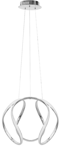 Viseća stropna svjetiljka LED + daljinski upravljač CHROME APP385-CP
