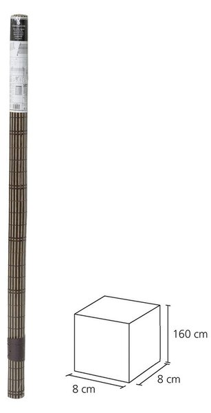 Tamno smeđa roleta od bambusa 160x180 cm Natural Life - Casa Selección