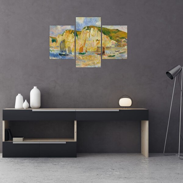 Slika - Auguste Renoir, Sea and Cliffs, reprodukcije (90x60 cm)