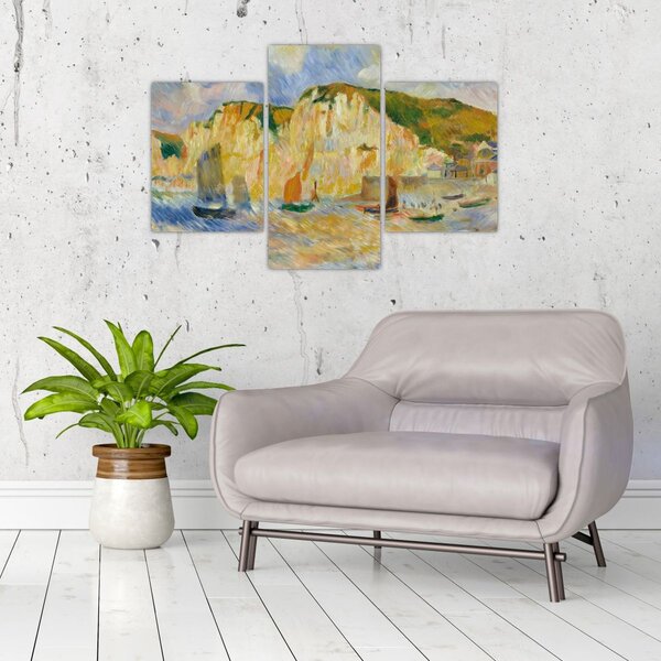 Slika - Auguste Renoir, Sea and Cliffs, reprodukcije (90x60 cm)