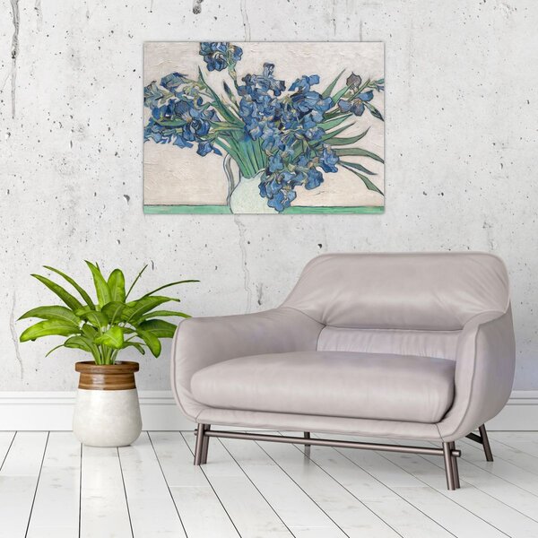Slika - Vincent van Gogh, Irises, reprodukcije (70x50 cm)