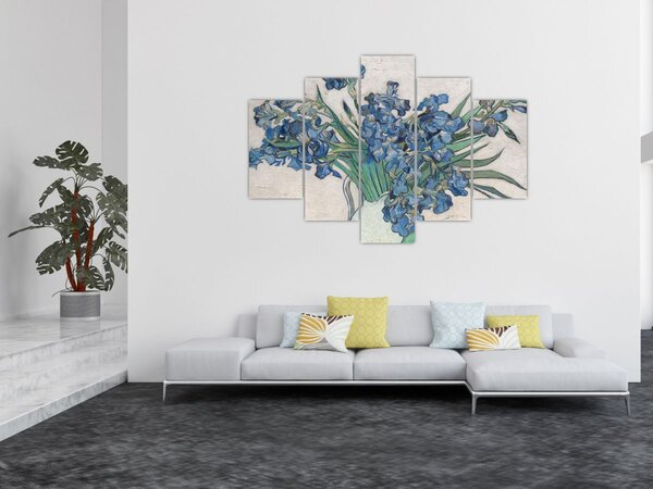Slika - Vincent van Gogh, Irises, reprodukcije (150x105 cm)