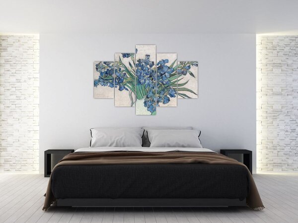 Slika - Vincent van Gogh, Irises, reprodukcije (150x105 cm)