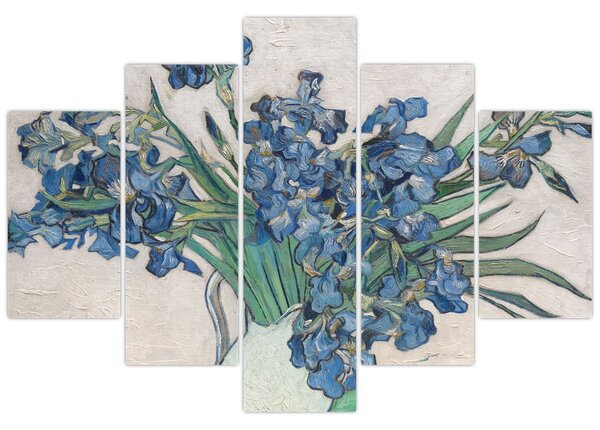 Slika - Vincent van Gogh, Irises, reprodukcije (150x105 cm)
