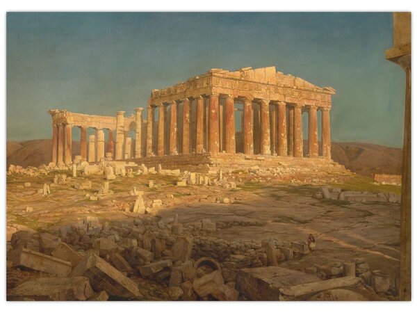 Slika - Frederic Edwin Church, The Parthenon, reprodukcije (70x50 cm)