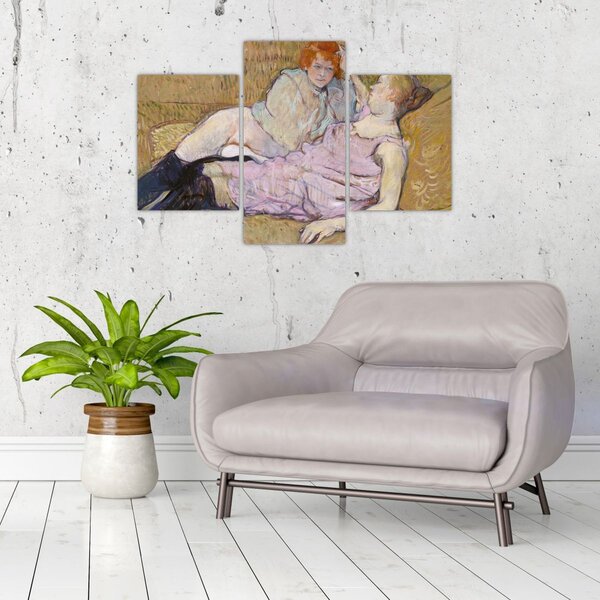 Slika - Henri de Toulouse-Lautrec, The Sofa, reprodukcije (90x60 cm)