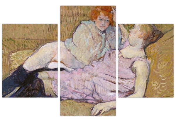 Slika - Henri de Toulouse-Lautrec, The Sofa, reprodukcije (90x60 cm)