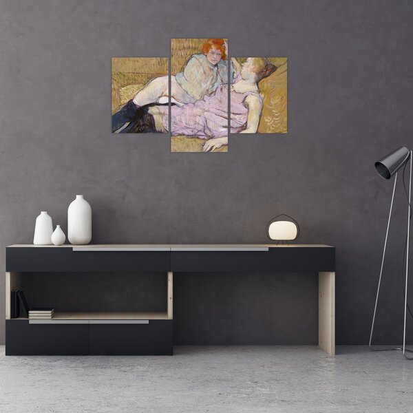 Slika - Henri de Toulouse-Lautrec, The Sofa, reprodukcije (90x60 cm)
