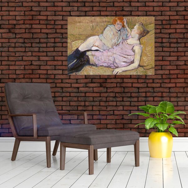 Slika - Henri de Toulouse-Lautrec, The Sofa, reprodukcije (90x60 cm)