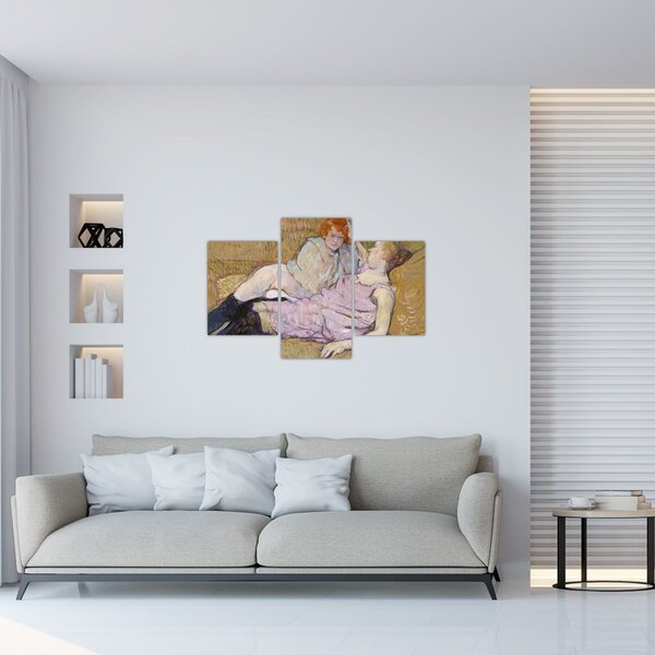 Slika - Henri de Toulouse-Lautrec, The Sofa, reprodukcije (90x60 cm)