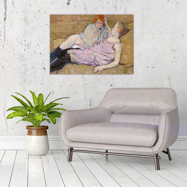 Slika - Henri de Toulouse-Lautrec, The Sofa, reprodukcije (70x50 cm)