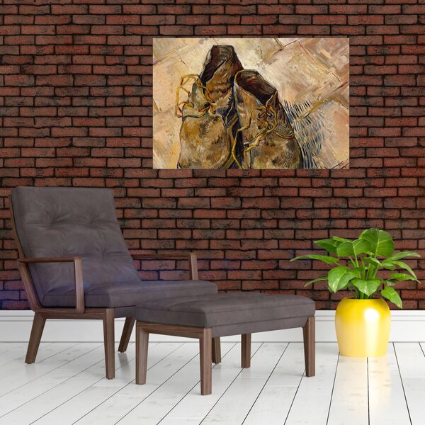 Slika - Vincent van Gogh, Shoes, reprodukcije (90x60 cm)