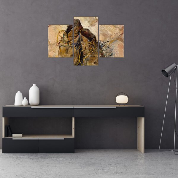 Slika - Vincent van Gogh, Shoes, reprodukcije (90x60 cm)