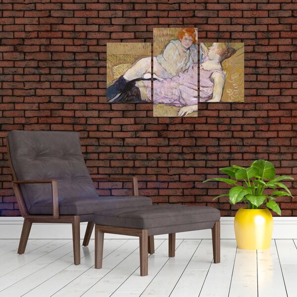 Slika - Henri de Toulouse-Lautrec, The Sofa, reprodukcije (90x60 cm)