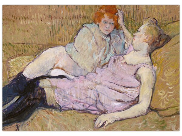 Slika - Henri de Toulouse-Lautrec, The Sofa, reprodukcije (70x50 cm)