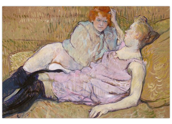 Slika - Henri de Toulouse-Lautrec, The Sofa, reprodukcije (90x60 cm)