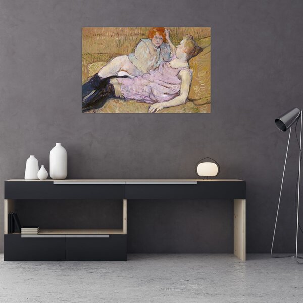 Slika - Henri de Toulouse-Lautrec, The Sofa, reprodukcije (90x60 cm)