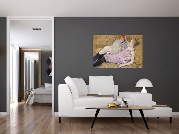 Slika - Henri de Toulouse-Lautrec, The Sofa, reprodukcije (90x60 cm)