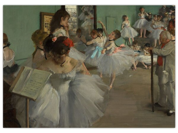 Slika - Edgar Degas, The Dance Class, reprodukcije (70x50 cm)