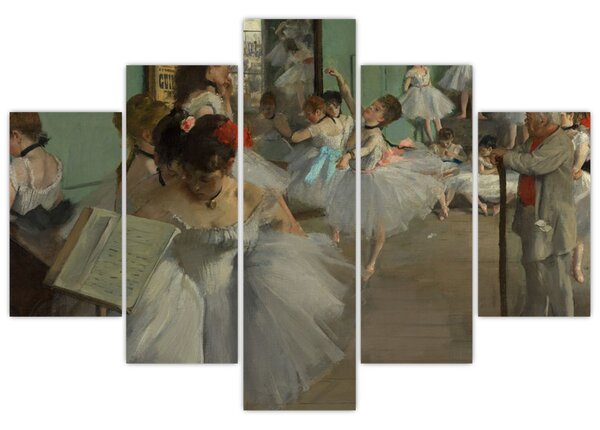 Slika - Edgar Degas, The Dance Class, reprodukcije (150x105 cm)