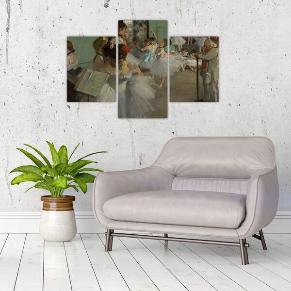 Slika - Edgar Degas, The Dance Class, reprodukcije (90x60 cm)