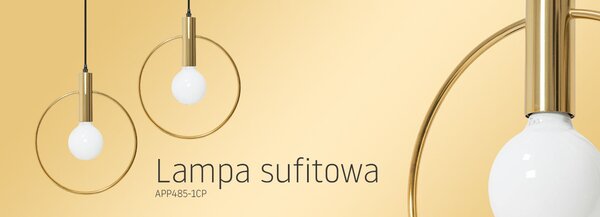 Stropna viseća svjetiljka zlatna APP485-1CP