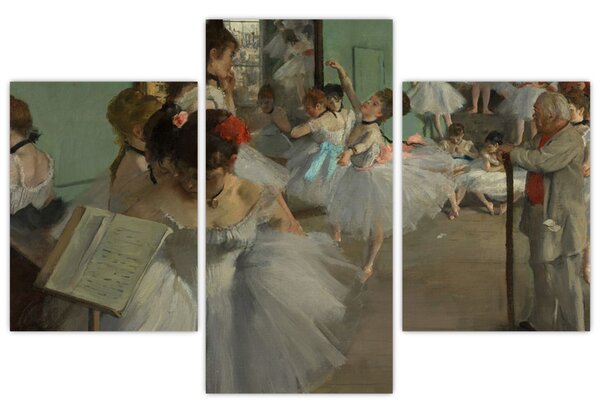 Slika - Edgar Degas, The Dance Class, reprodukcije (90x60 cm)