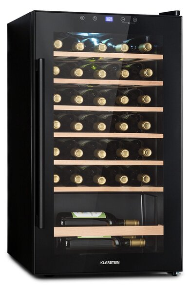 Klarstein Barossa 32 Uno, vinska vitrina, 1 zona, 95 litara/36 boca, zaslon osjetljiv na dodir