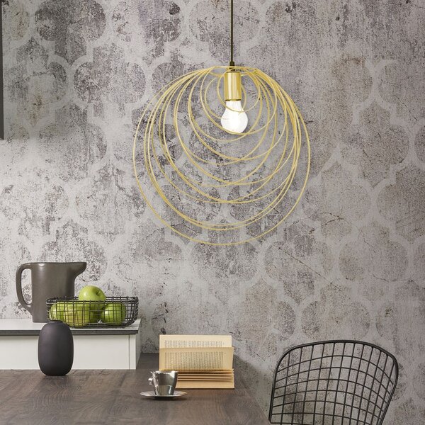 STROPNA LAMPA GEOMETRIJSKA ZLATNA APP428-1CP