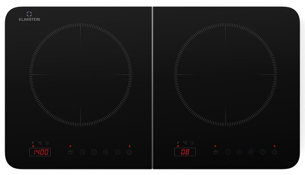Klarstein Cookio dvostruka indukcijska ploča za kuhanje 3500W tajmer staklokeramika