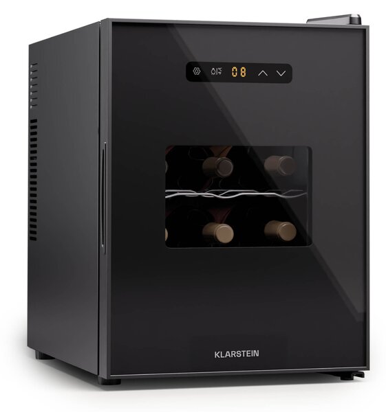 Klarstein Silent Vino 12 Uno, hladnjak za vino, 31 l / 12 boca, 5-18 °C, dodir