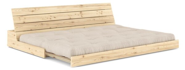 Bež sklopiva sofa 196 cm Base – Karup Design